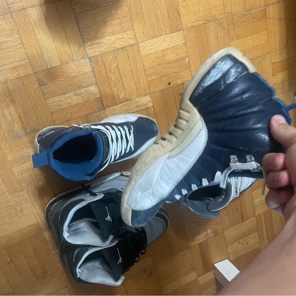 Jordan 12 obsidian , Jordan 12 jumpman white grey, Jordan 3 wolf grey - Picture 8 of 10